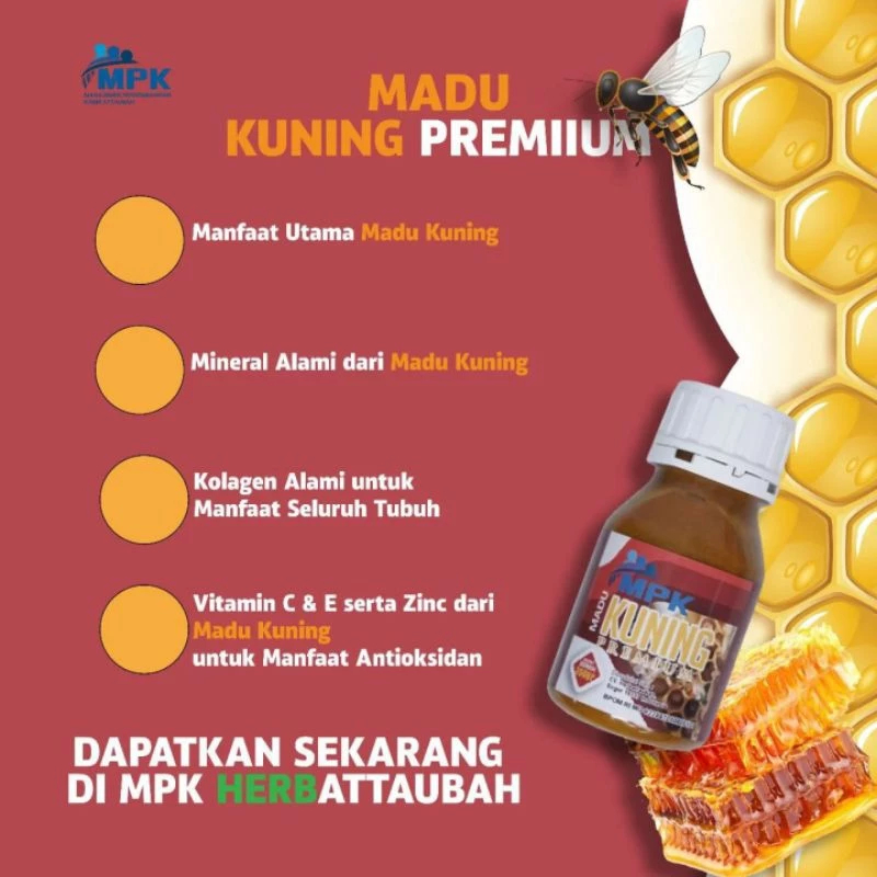 

MPK Madu Kuning Premium Madu Lambung MPK 350 gr
