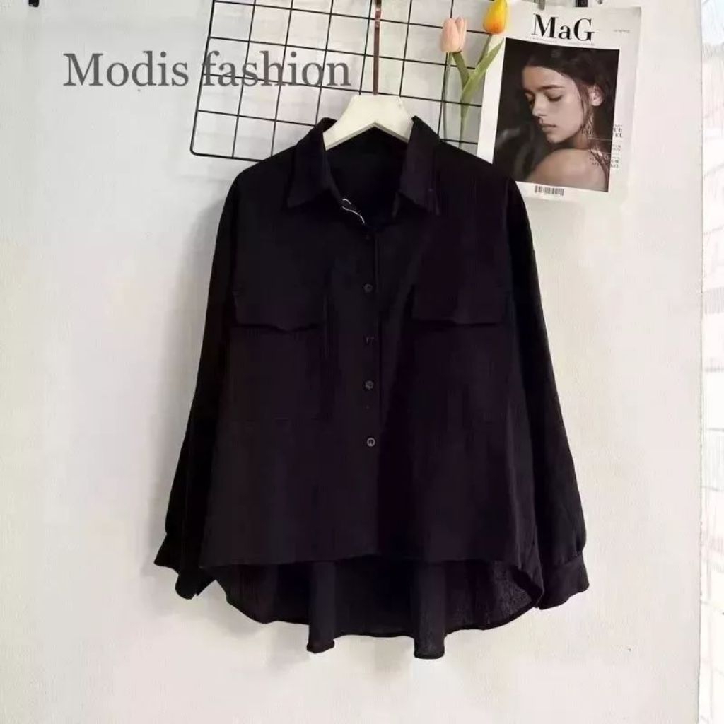 blouse Nagita,rayon crincle premium