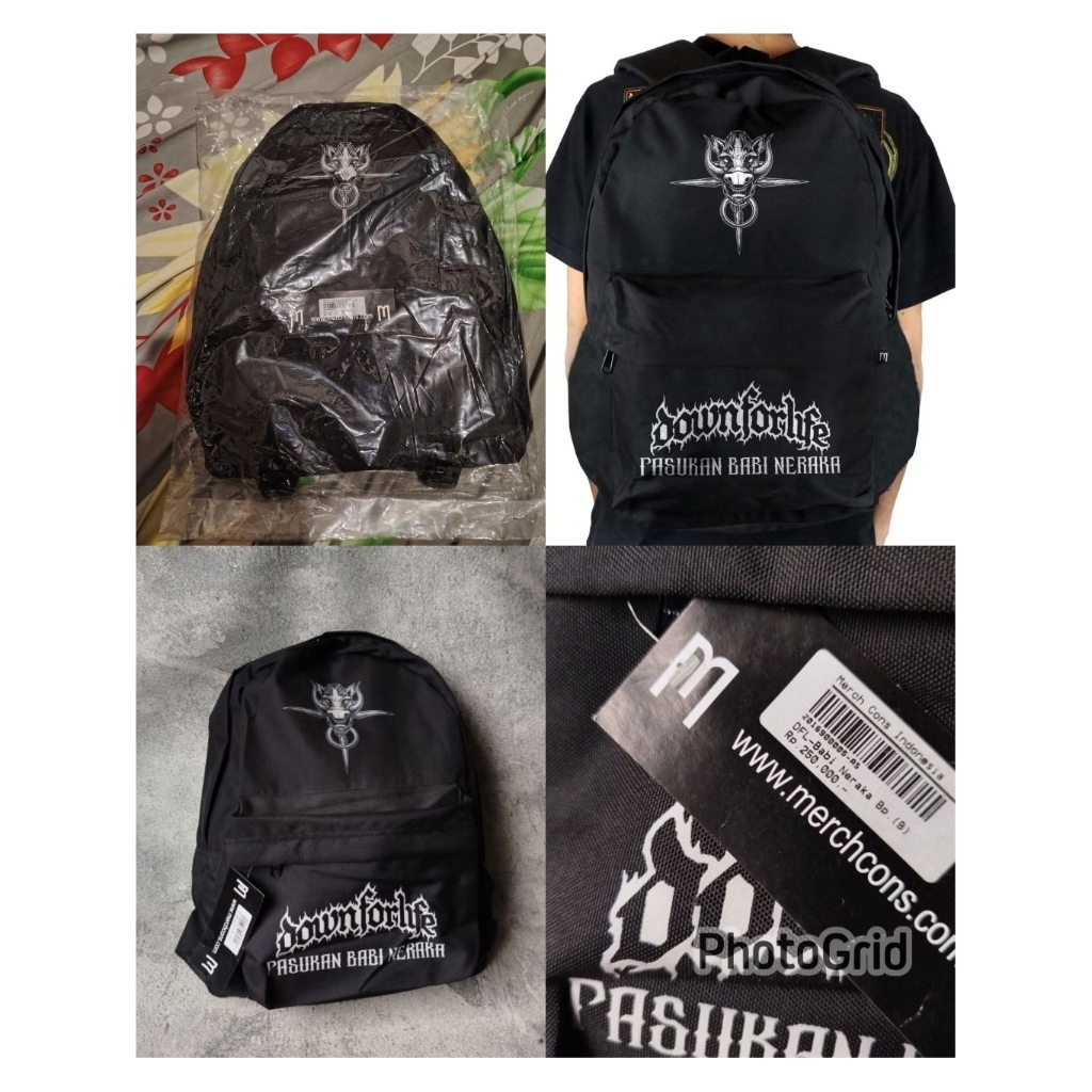 Tas Backpack Down For Life - Pasukan Babi Neraka
