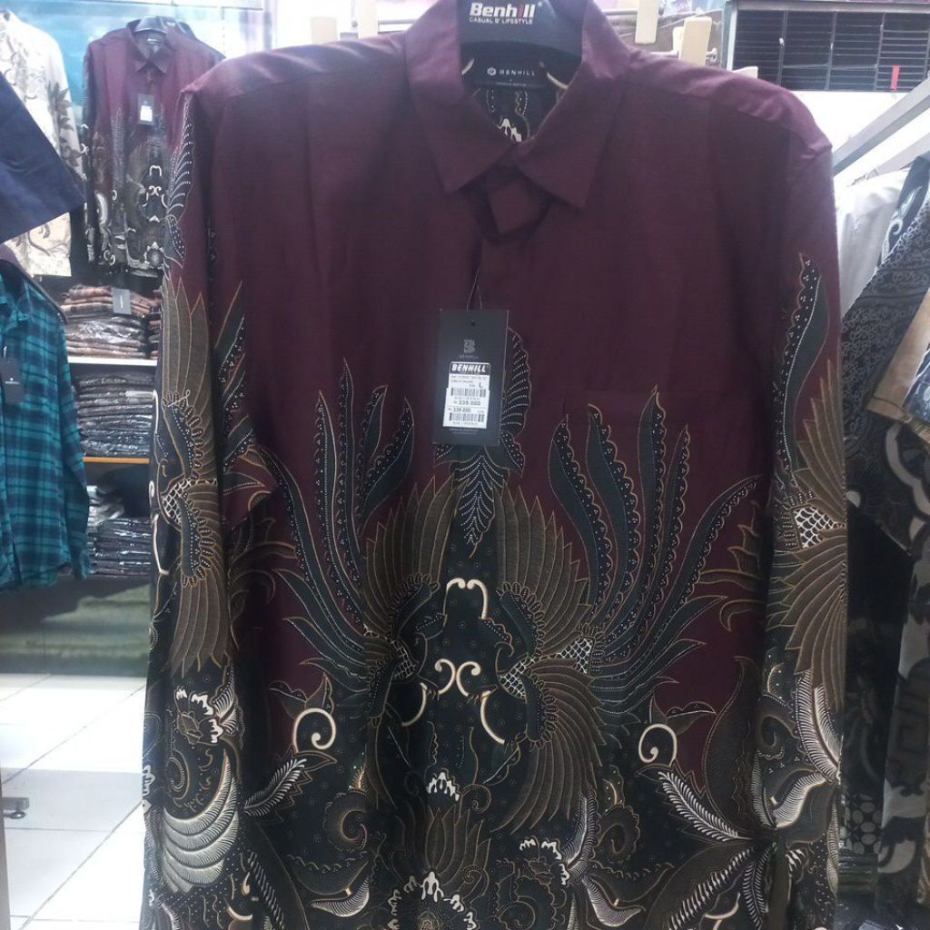 KEMEJA BATIK BENHILL LENGAN PANJANG ART55006