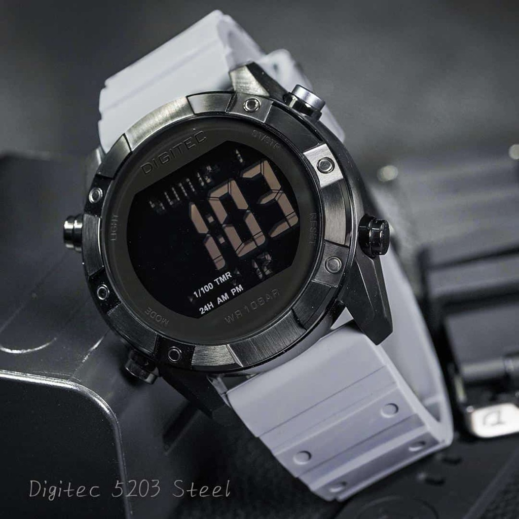 JAM TANGAN PRIA DIGITEC ORIGINAL Jam tangan rubber anti air bisa untuk berenang