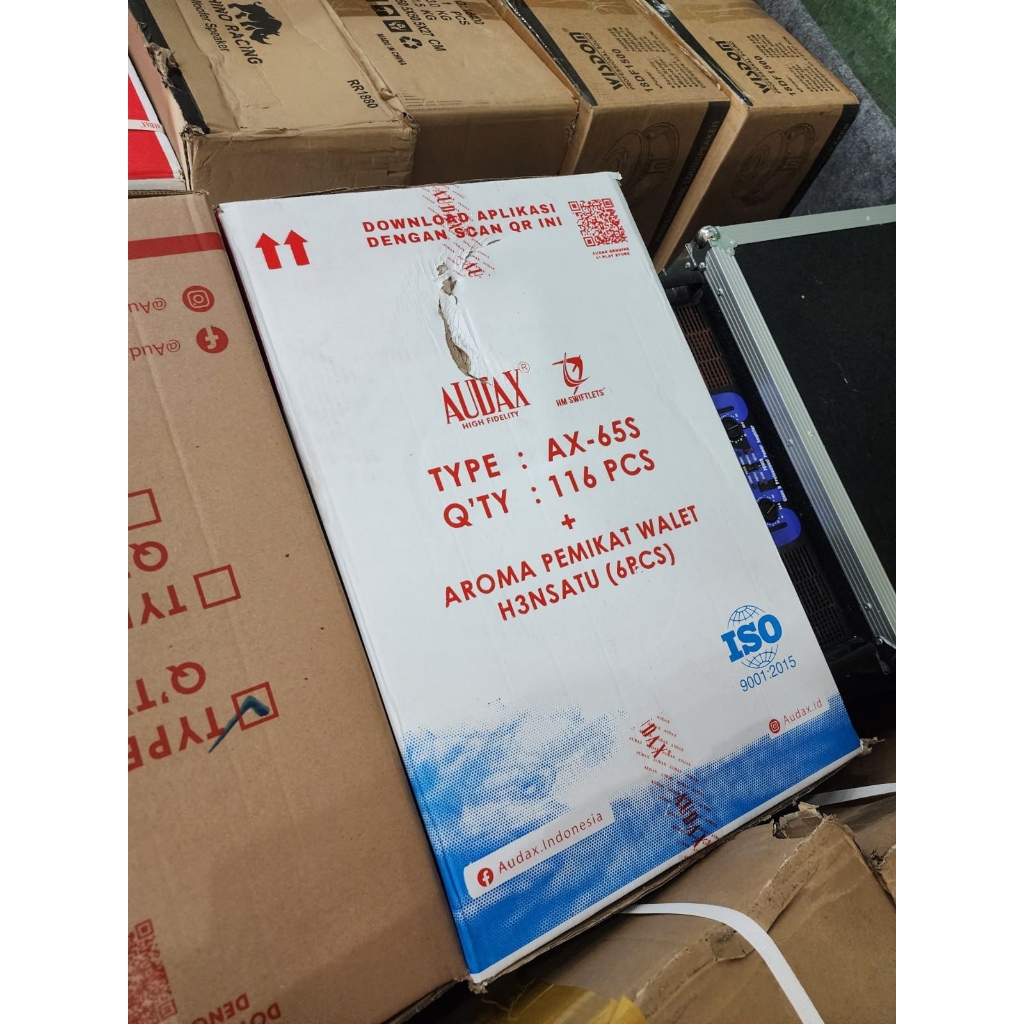 (JUAL 1 DUS) Speaker Tweter Walet Audax AX65S dengan aroma walet H3N1 original – dus biru
