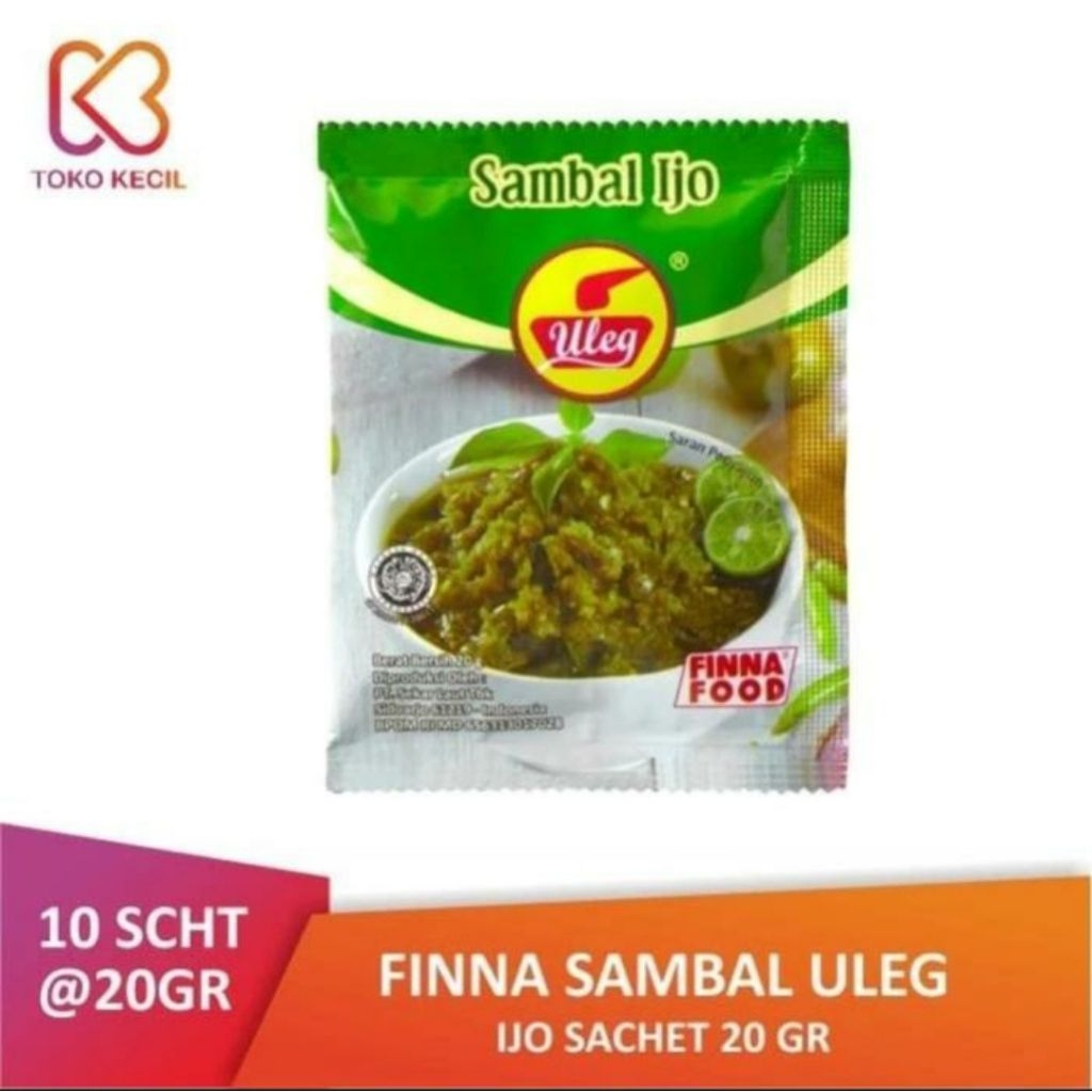 

FINNA Sambal Uleg Sachet (10 x 20gr) Renceng