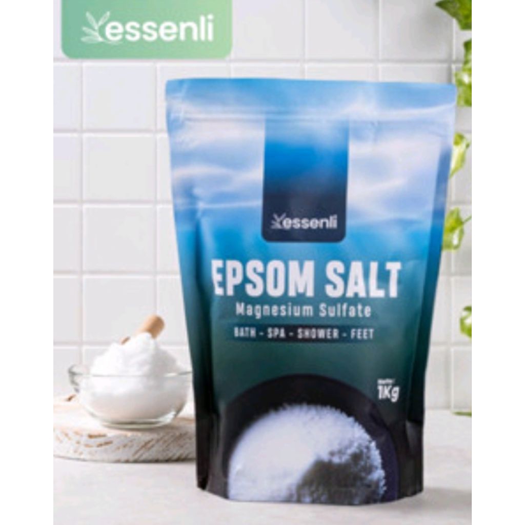 

Essenli Epsom Salt 1 kg Garam Epsom Garam Inggris Magnesium Sulfat Magnesium Sulphate 1 kg
