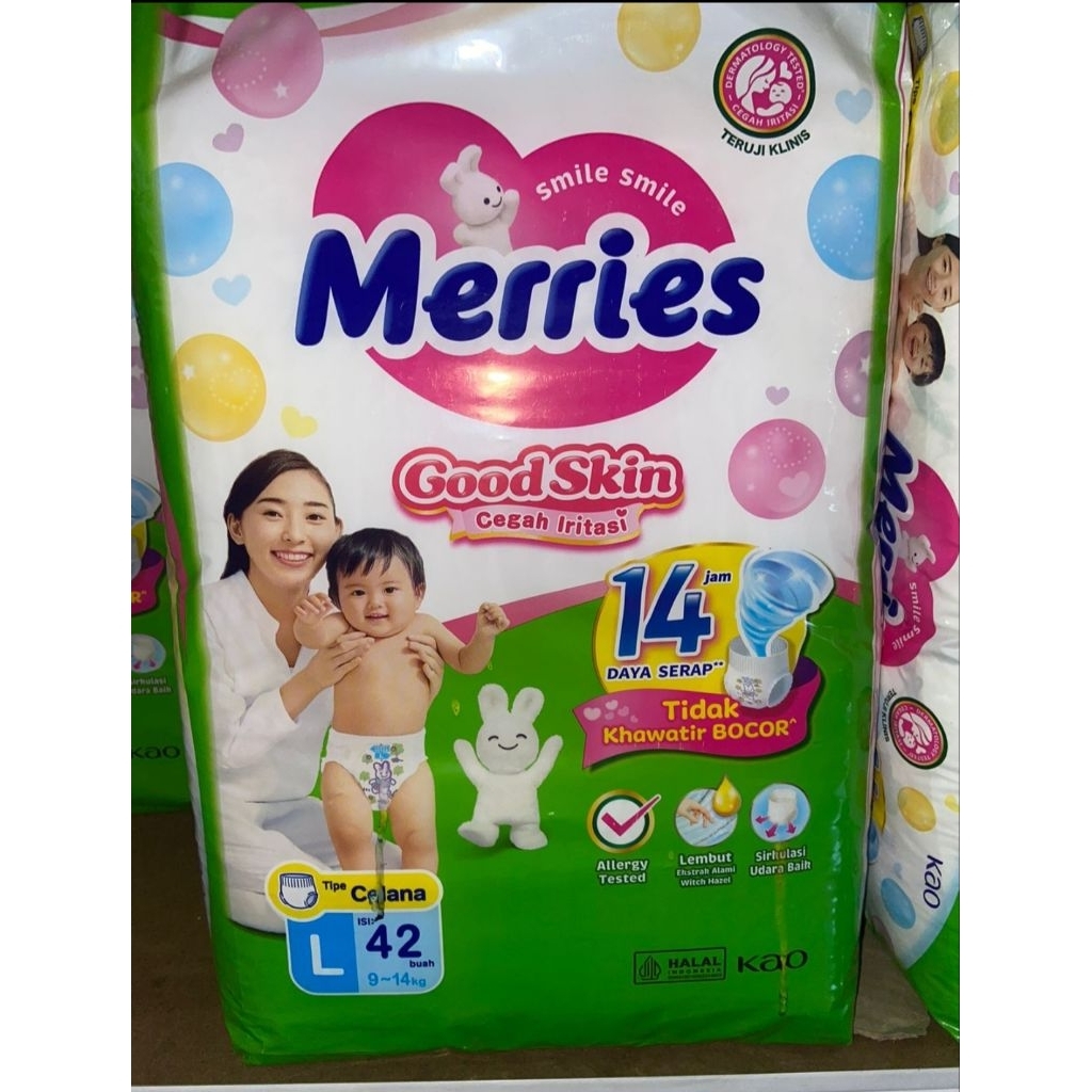 Pempers Merries M48/L44/XL38