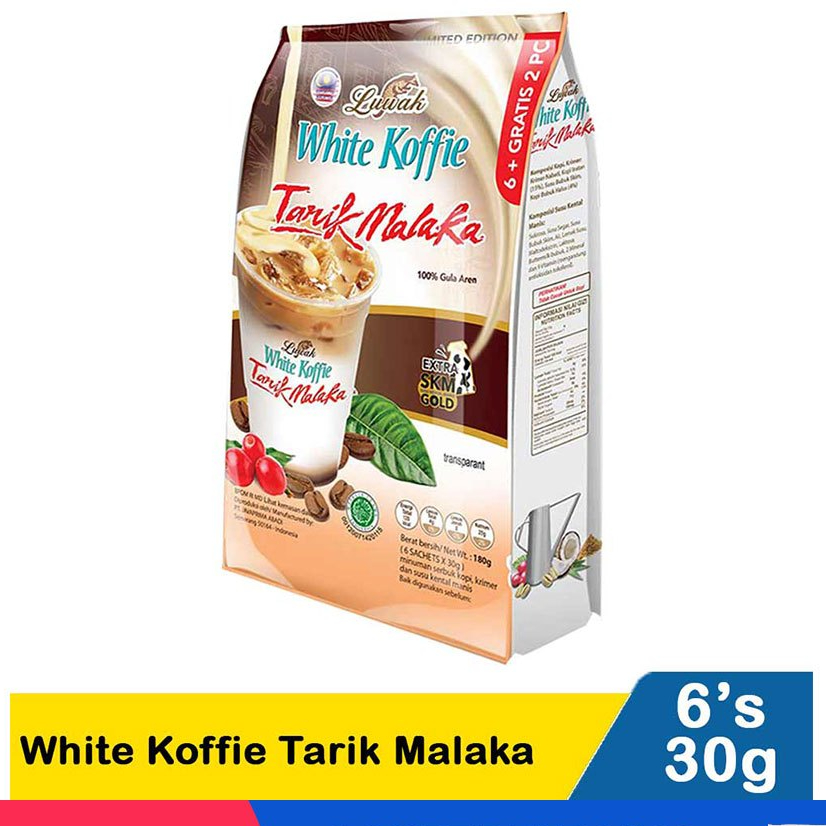 

Kopi Luwak White Koffie Tarik Malaka Bag 6x25gr