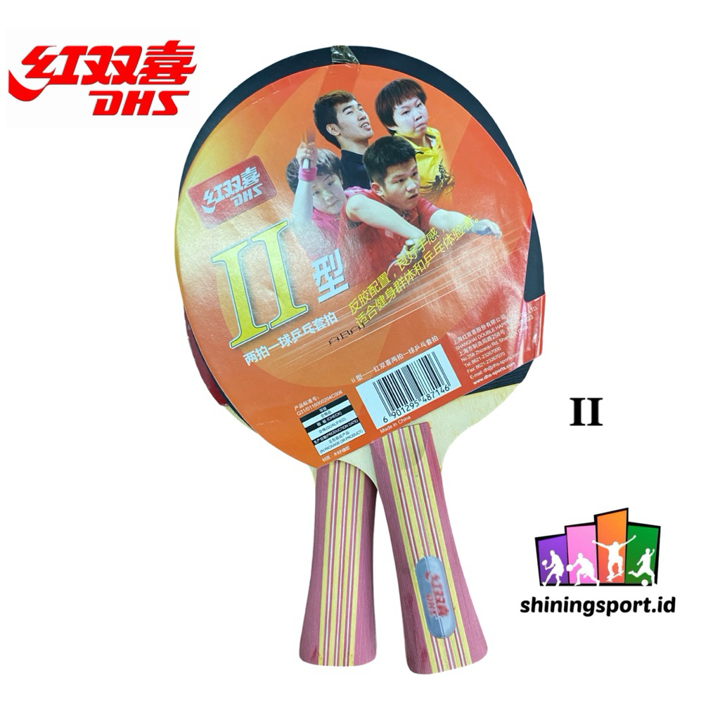 Bet Pingpong DHS II (Isi 2 bet) + FREE TAS