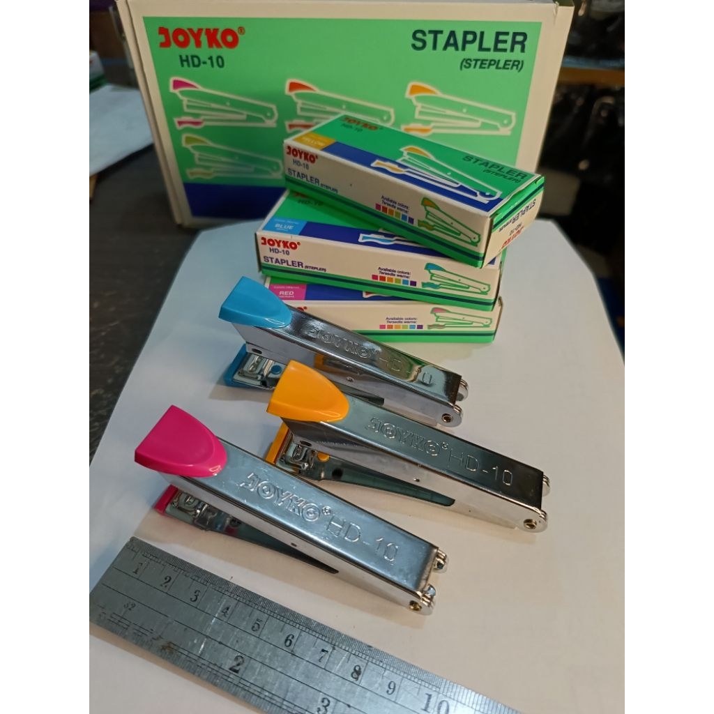 

HD 10 stapler stepler jepretan cekrekan joyko HD10 kecil staples