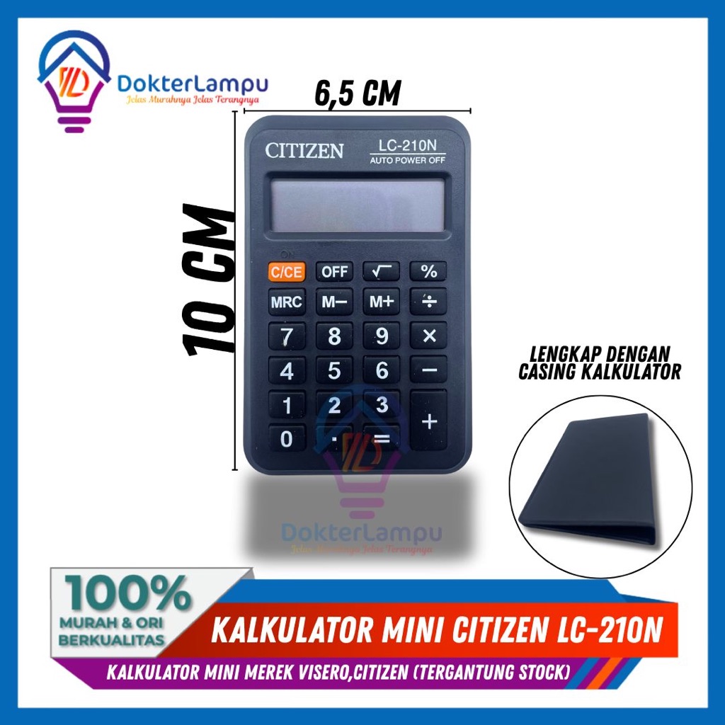 

KALKULATOR MINI CALCULATOR MINI VISERO/CITIZEN
