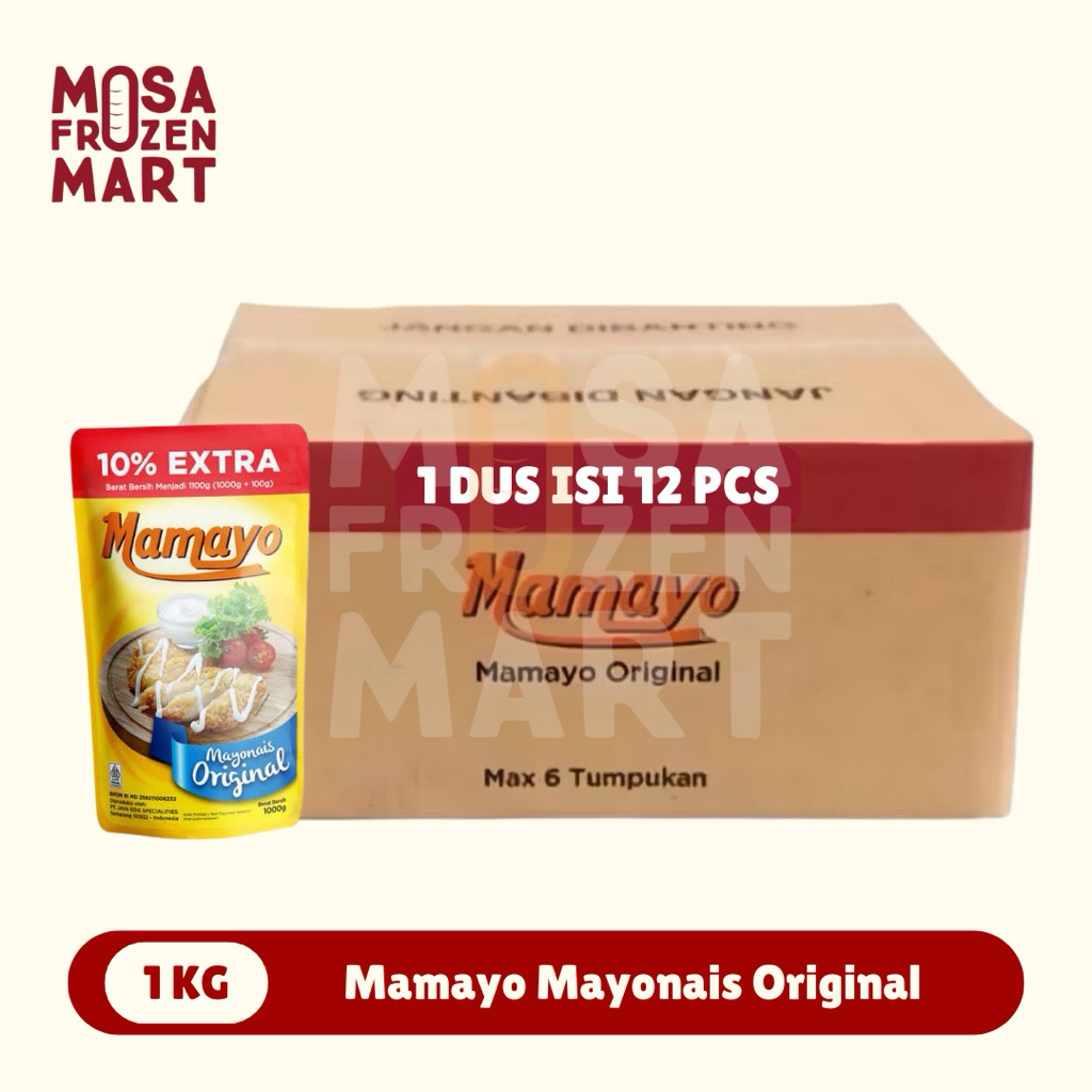 

Mamayo Mayonaise Original 1 Kg x 12 Pcs (1 dus)