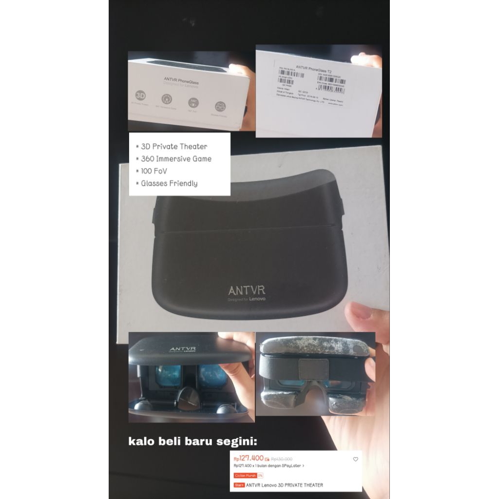 ANTVR Lenovo preloved