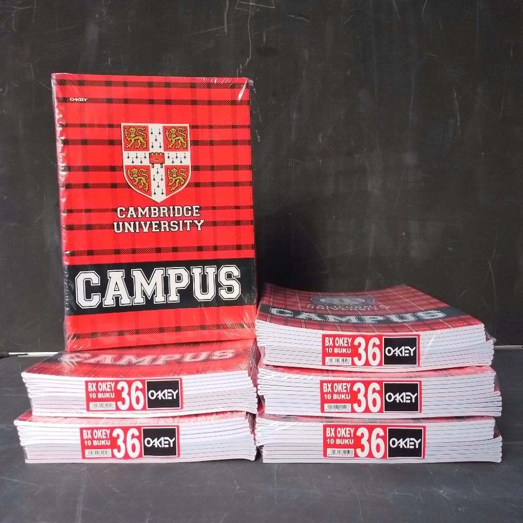 

MilL Buku Tulis Campus Okey 36 Lembar ( Pak 10 Buku ) [ Original ]