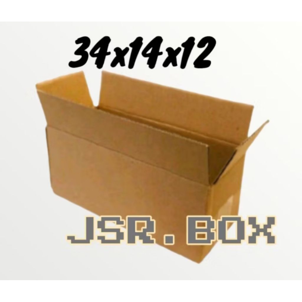

Kardus Sepatu ukuran 34x14x12