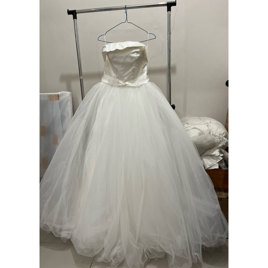 gown penganten/wedding gown mewah/wedding gown premium