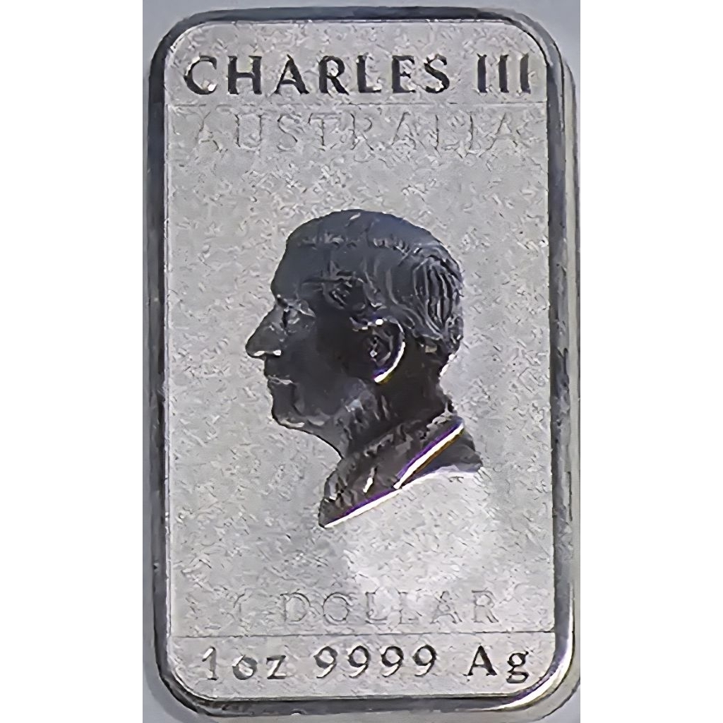 Logam Mulia The Perth Mint 31,1 Gram Charles III Australia 1 Dollar 2024 (Perak)
