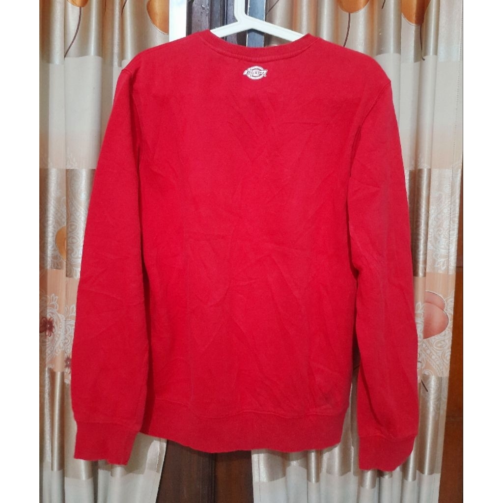 DICKIES crewneck CN Big Logo Merah