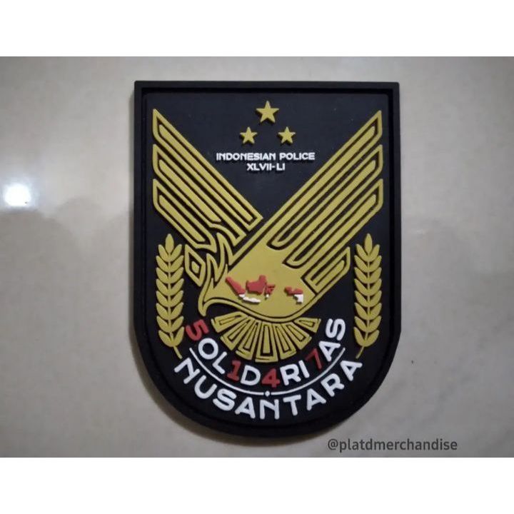 Label/patch Karet Custom Desain Diaplikasikan Untuk Tas JaketKomunitas Kaos dll Sudah Termasuk Cetak