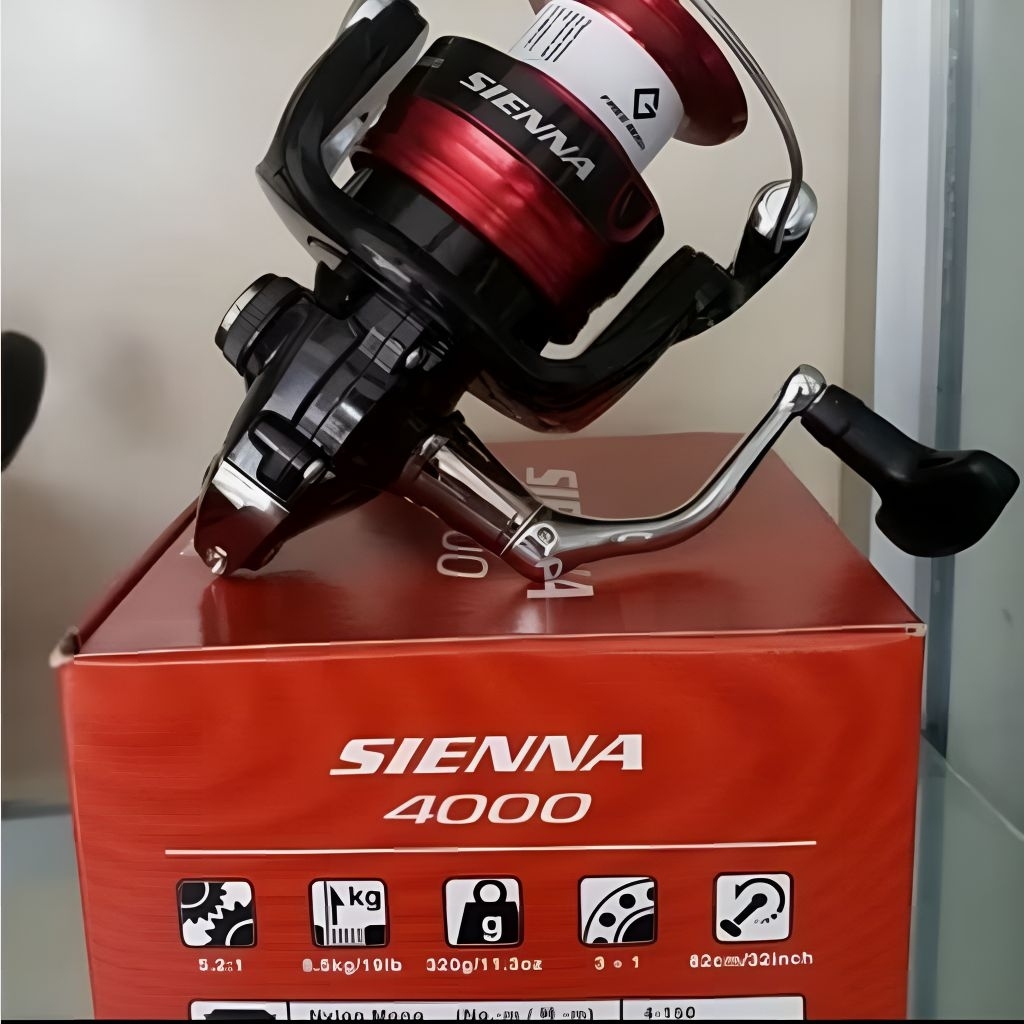 Shimano Sienna 4000FG Reel Pancing / Rel Shimano Sienna 4000FG Original - MahakamMancing