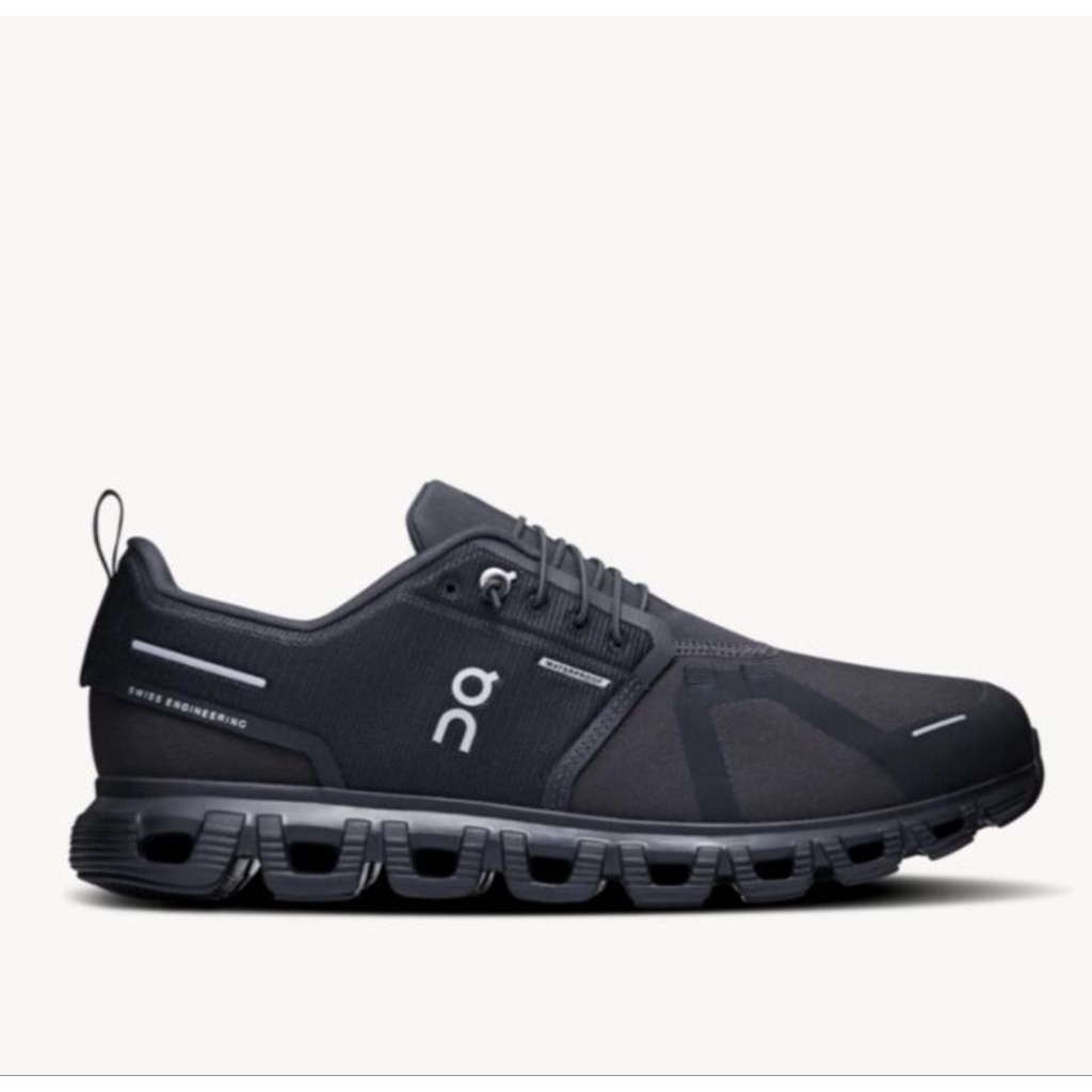 ON RUNNING MEN'S SHOES - ON RUNNING CLOUD 6 WATERPROOF - BLACK/BLACK