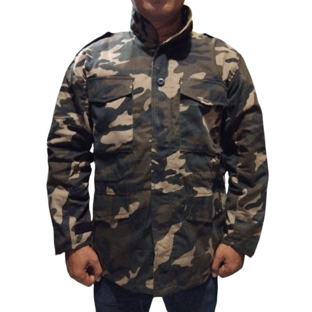 Jaket Parka Army Klasik Vintage Jaket Loreng Army Jaket Veteran Legiun Tempur Jaket Hobby Militer Fa
