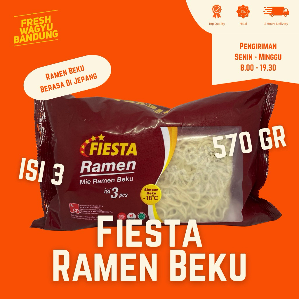 

FIESTA MIE RAMEN INSTAN BEKU JEPANG Premium Ramen Noodle Instant