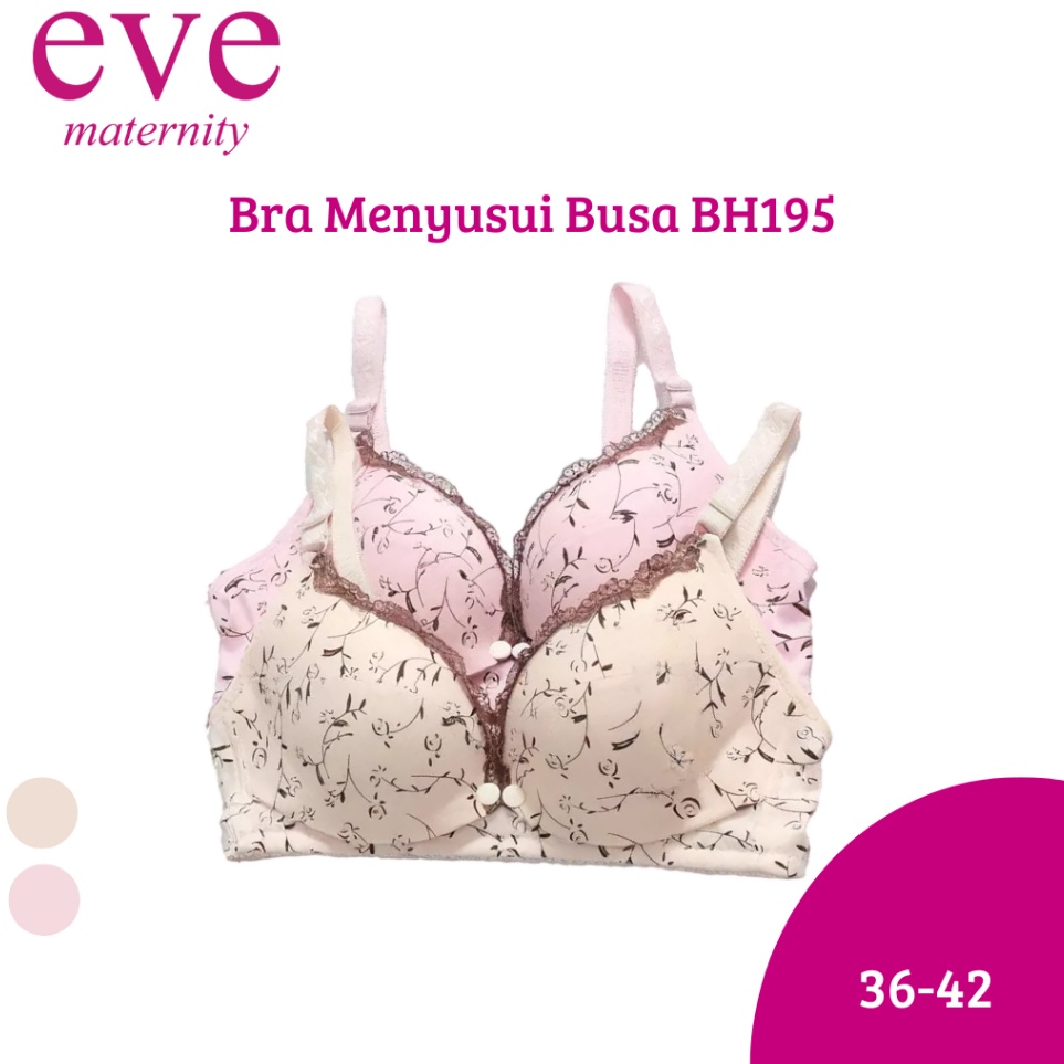 KODE L73E Bra Menyusui Busa Kancing Depan Busa Tebal tanpa kawat BH195