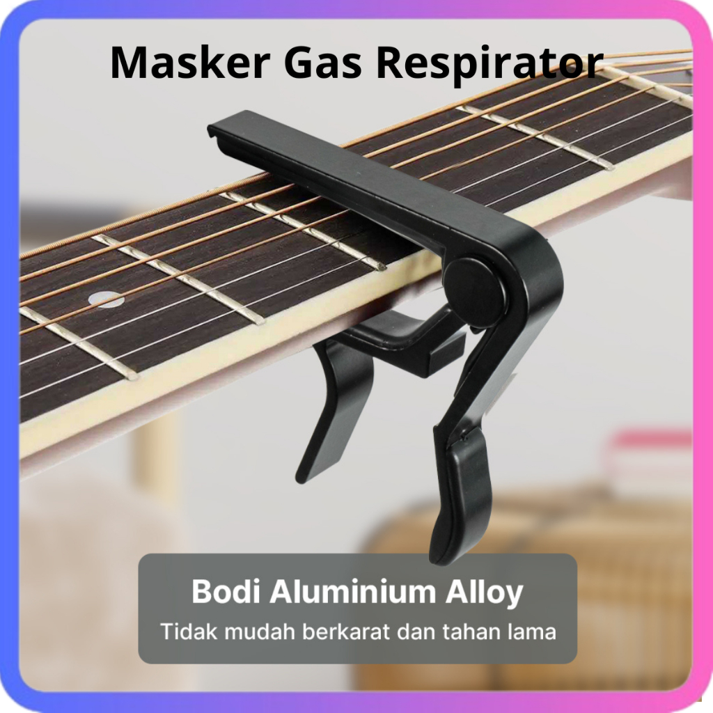 Capo Gitar Akustik Kapo Besi Gitar untuk Gitar Bass Elektrik Ukulele Guitar Capo Besi CAPO GITAR-COD