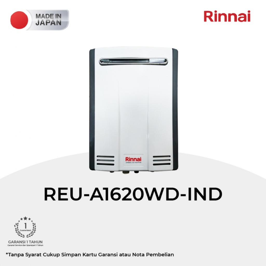 RINNAI Smart Water Heater Instant Elektrik Premium REU-A1620WD-IND
