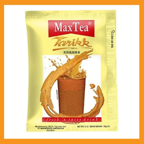 

Minuman Serbuk Max Tea Teh Tarik-Maxtea Tarik (isi 10)