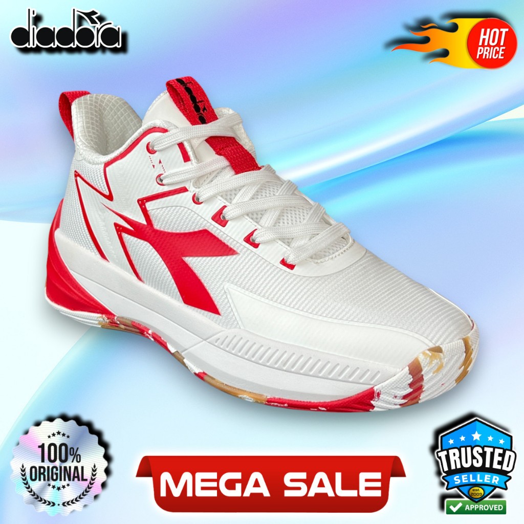 Sepatu Basket Pria Diadora ORIGINAL Murah Bisa Untuk Badminton Volley