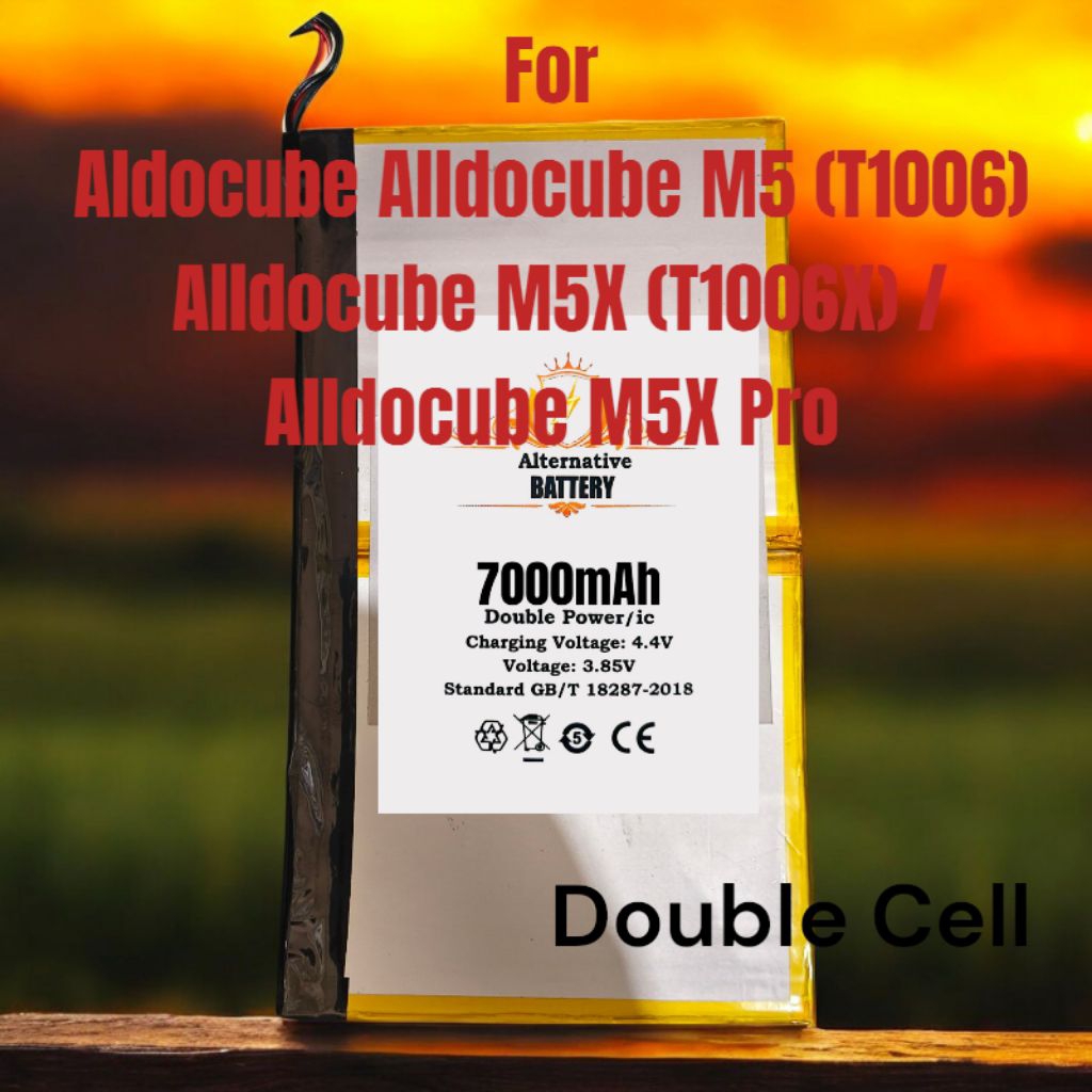 Batre For Tablet Aldocube Alldocube M5 (T1006) / Alldocube M5X (T1006X) / Alldocube M5X Pro Baterai 