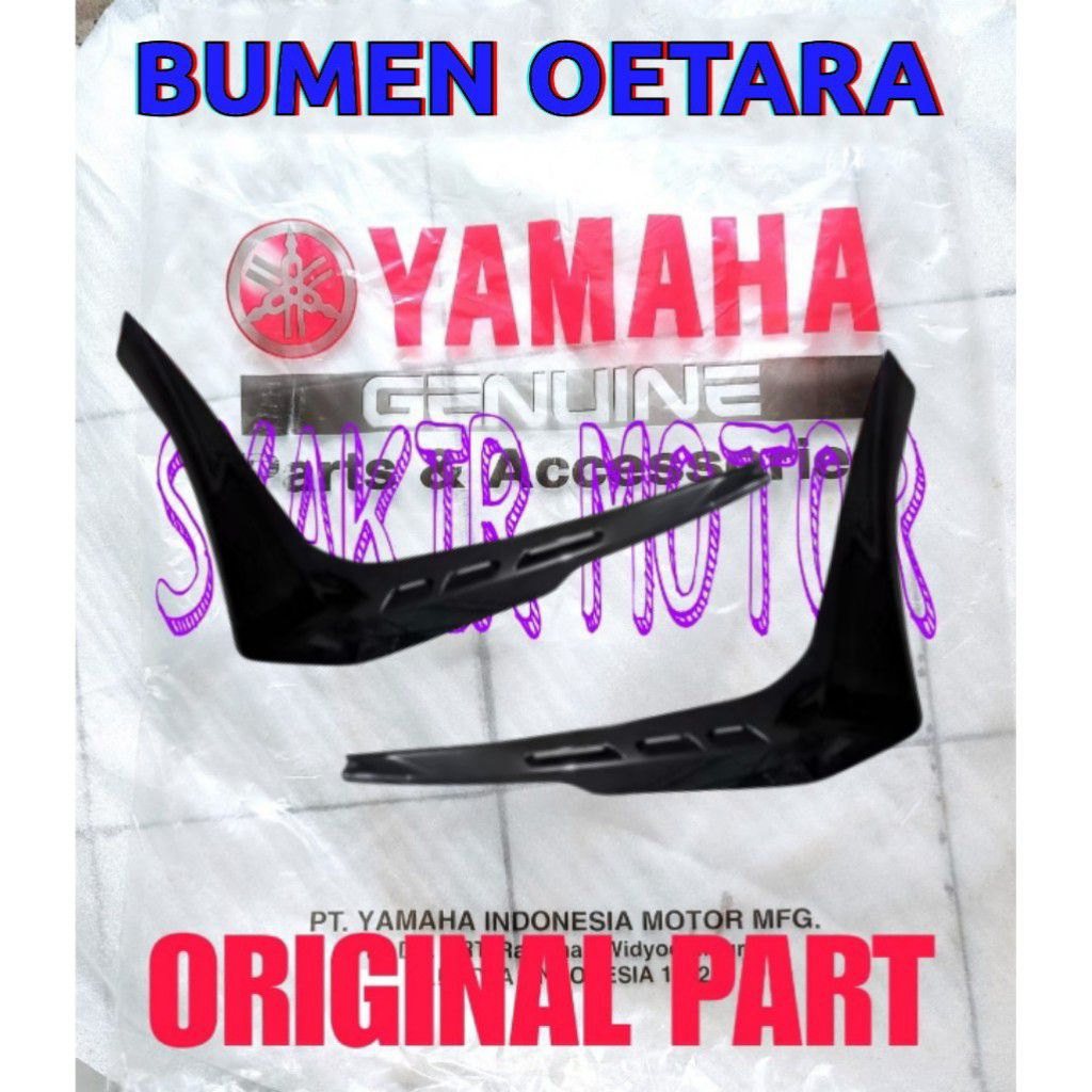 MOLE SIDE COVER B5D-F171L-00-P B5D-F171M-00-P COVER DEK BAWAH KANAN KIRI HITAM FREEGO FREE GO 125 OR