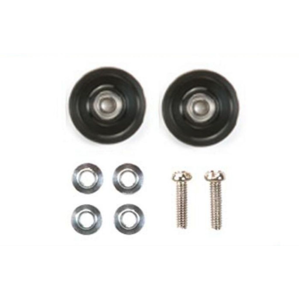 REP TAMIYA 15437 ROLLER 13MM BEARING ALUMINUM BALL RACE RINGLESS ( BLACK )