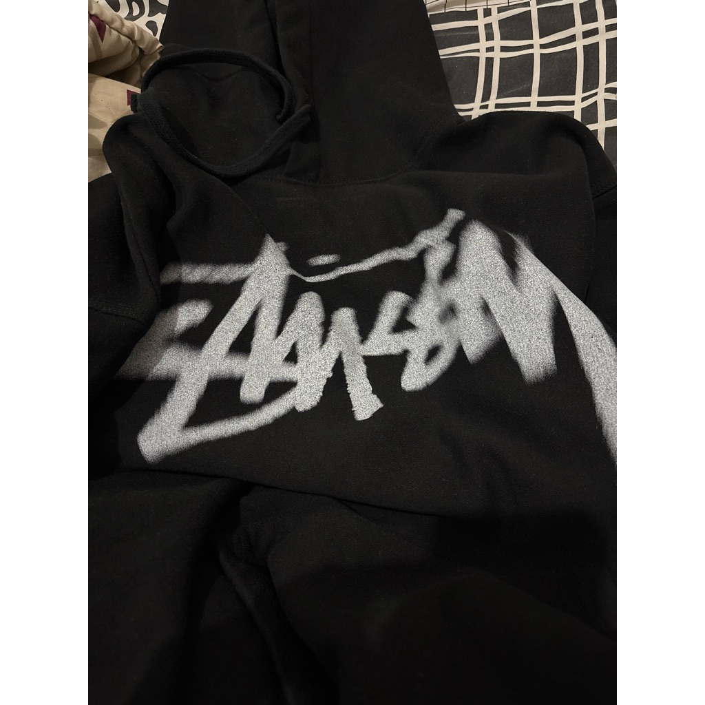 Hoodie Stussy Dizzy Stock Black (100% Original)