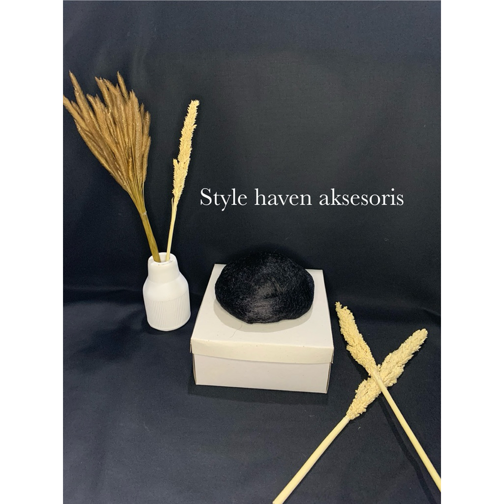 Sanggul rambut cepol betawi/sanggul semua acara/hiasan kepala/untuk anak anak dan dewasa/sanggul tar