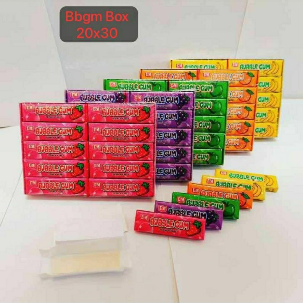 

DSM Permen Karet Bubble gum Box 5 Rasa isi 20 Pcs