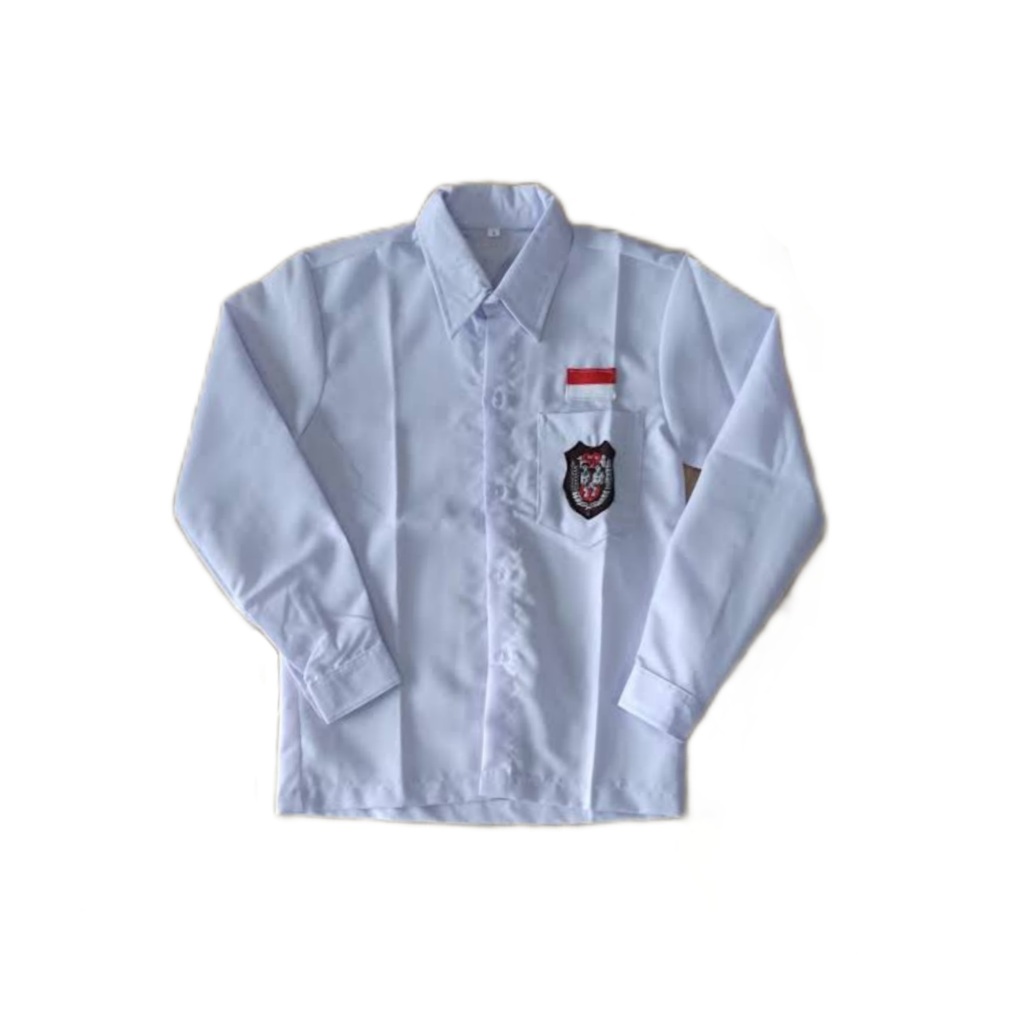 Premium Seragam Merah Putih Sd Panjang Setelan Anak Perempuan Kelas 1-6 Sd Bonus Hijab Putih Anak