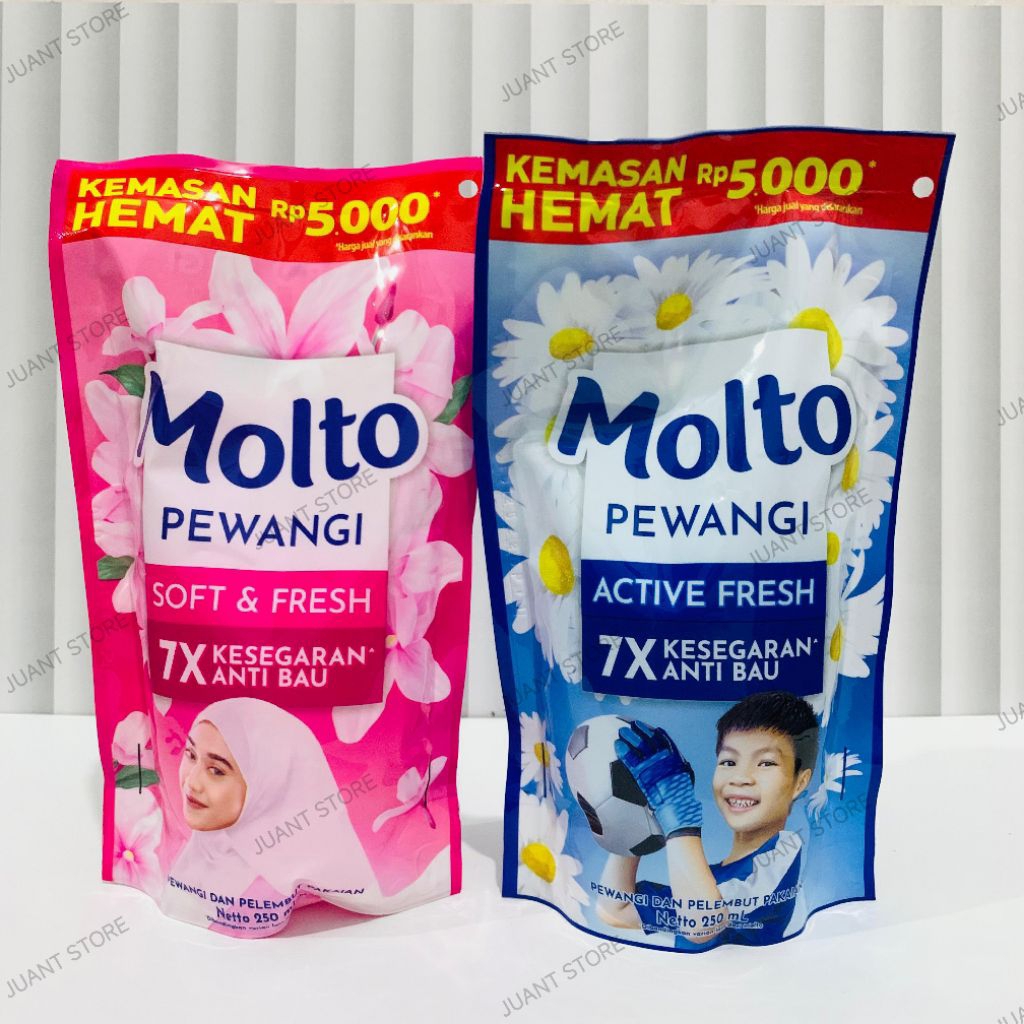 [ DAPAT 4 PCS ] Molto 5000 Pewangi Dan Pelembut Pakaian