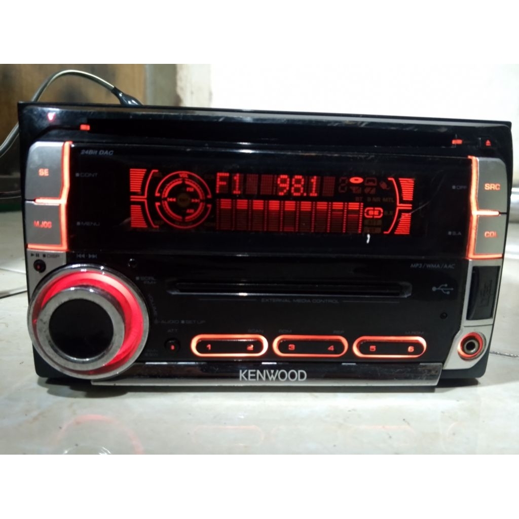 head unit tape mobil dobeldin kenwood