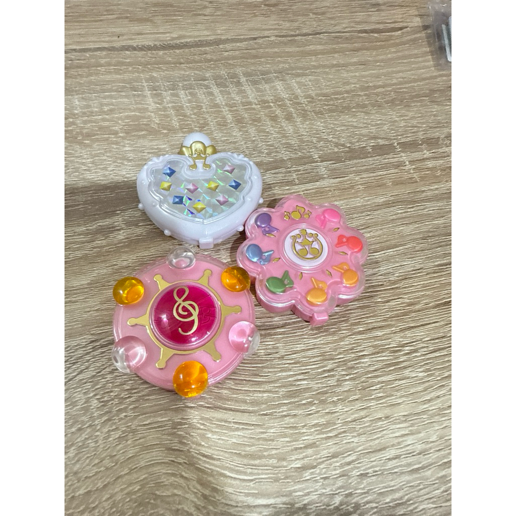 Ojamajo Doremi 25Anniversary mini mirror Gachapon Tap Collection Rythm Tap Parara Tap Cologne Tap