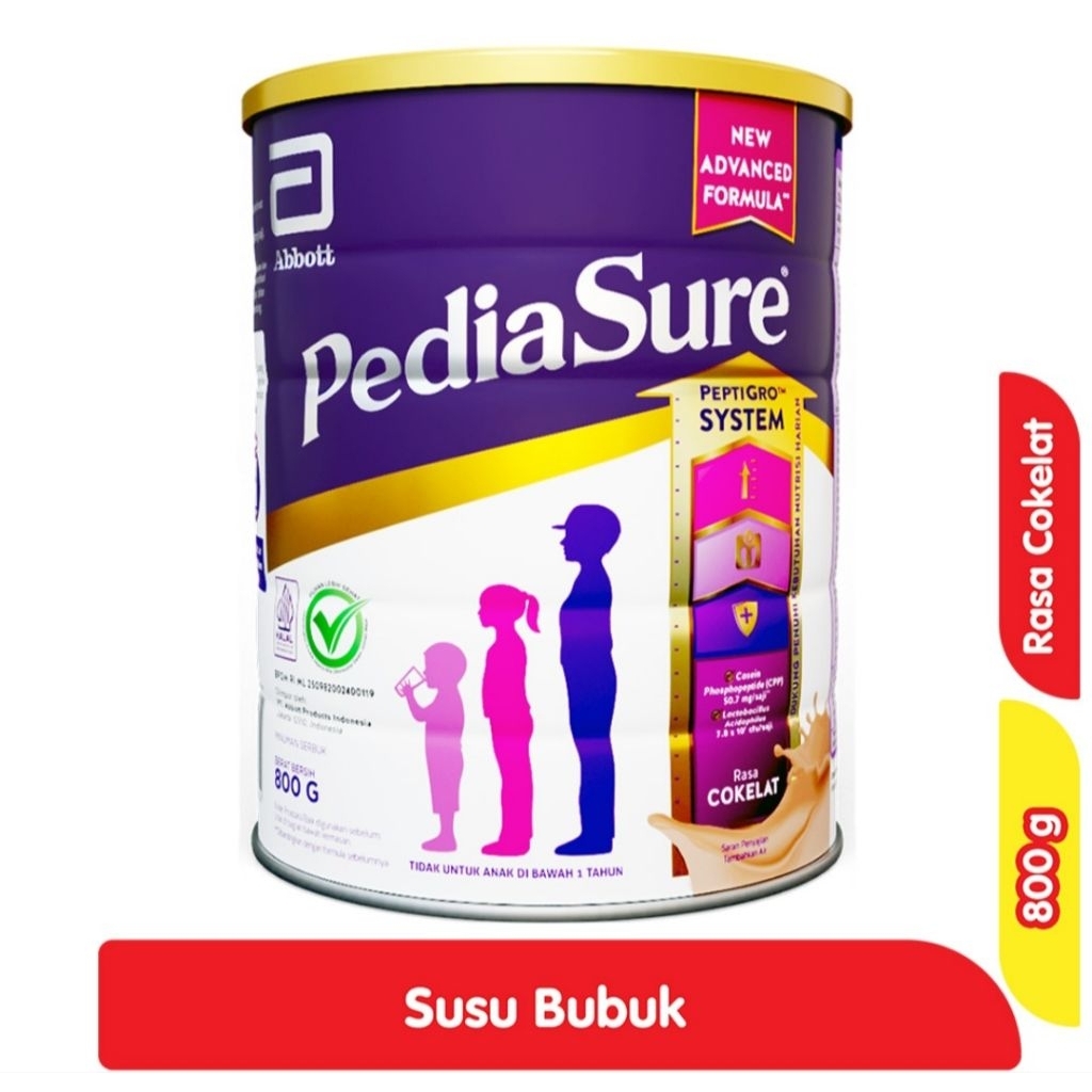 

Pediasure Triplesure Susu Pertumbuhan Anak Rasa Cokelat 800G