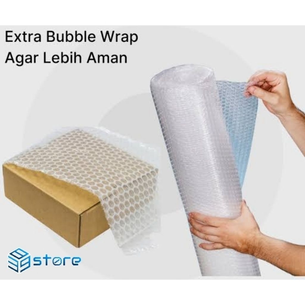 

Extra Bubble Wrap Untuk Tambahan Packing