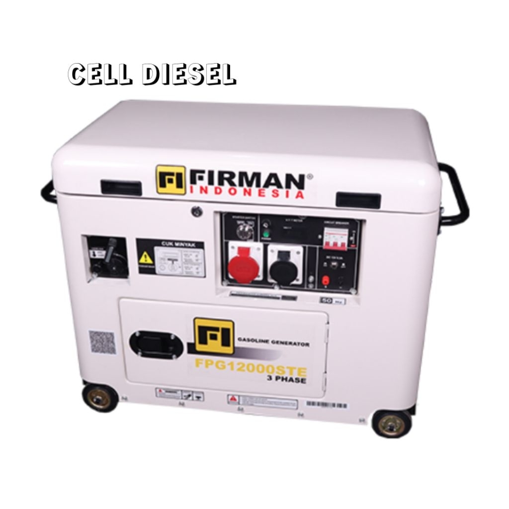 Genset Silent Bensin FIRMAN FPG 12000STE 3Phase 8KW 8000 Watt