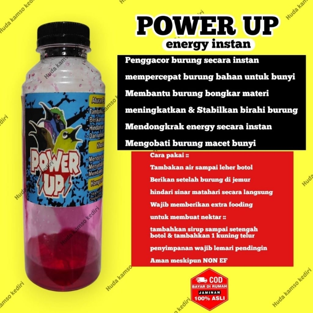 POWER UP Nektar  DOPING BURUNG NINJA SOGON NEKTAR BURUNG