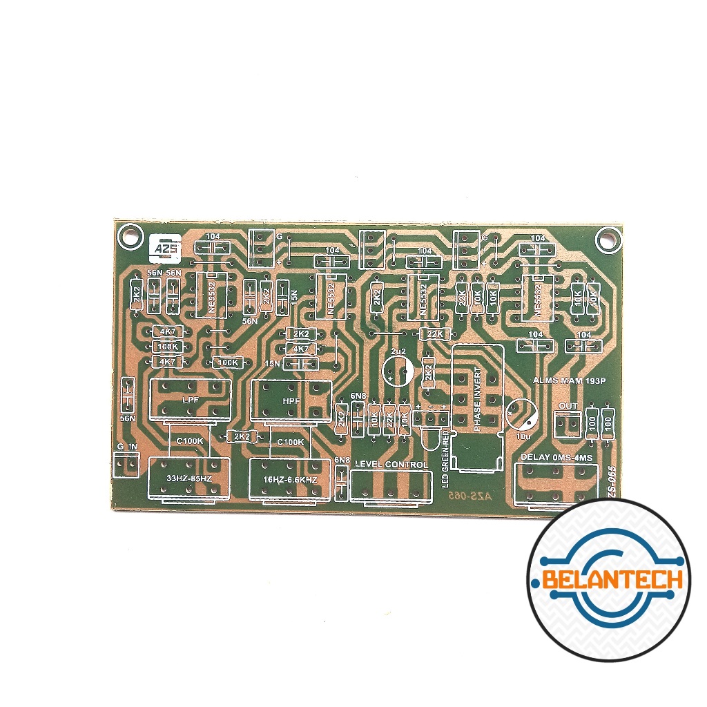 PCB Bandpass Filter Speaker Management ALMS