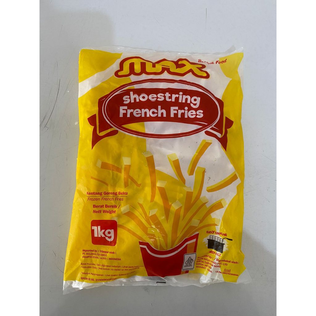

MAX KENTANG SHOESTRING FRIENCH FRIES 1KG
