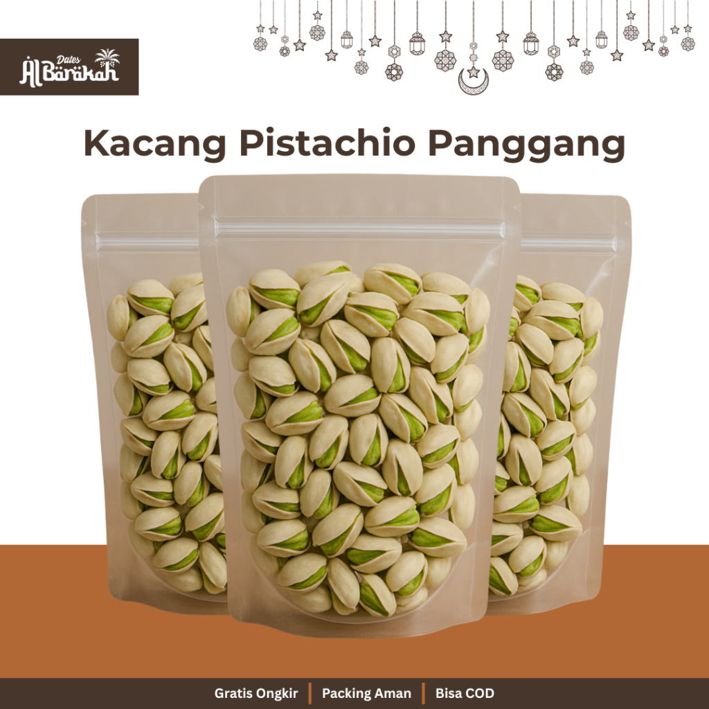 

Kacang Pistachio Fustuk Panggang Original Kualitas Premium Oleh Oleh Haji dan Umroh Cemilan Sehat