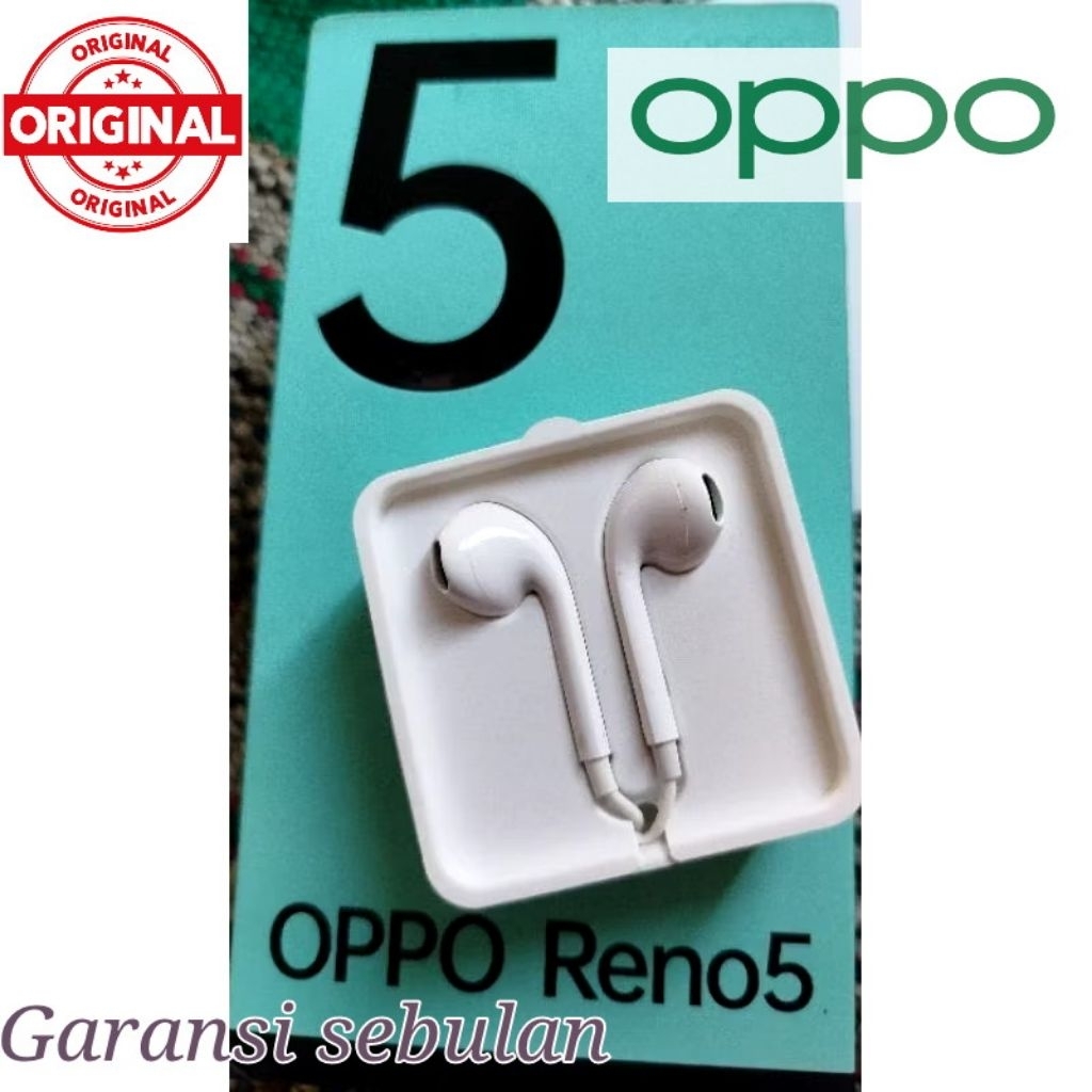 earphone / headset copotan oppo Reno