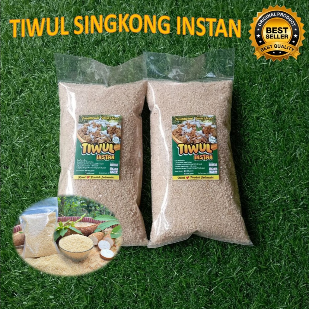 

Nasi Singkong/Oyek Singkong/Tiwul Singkong Instan