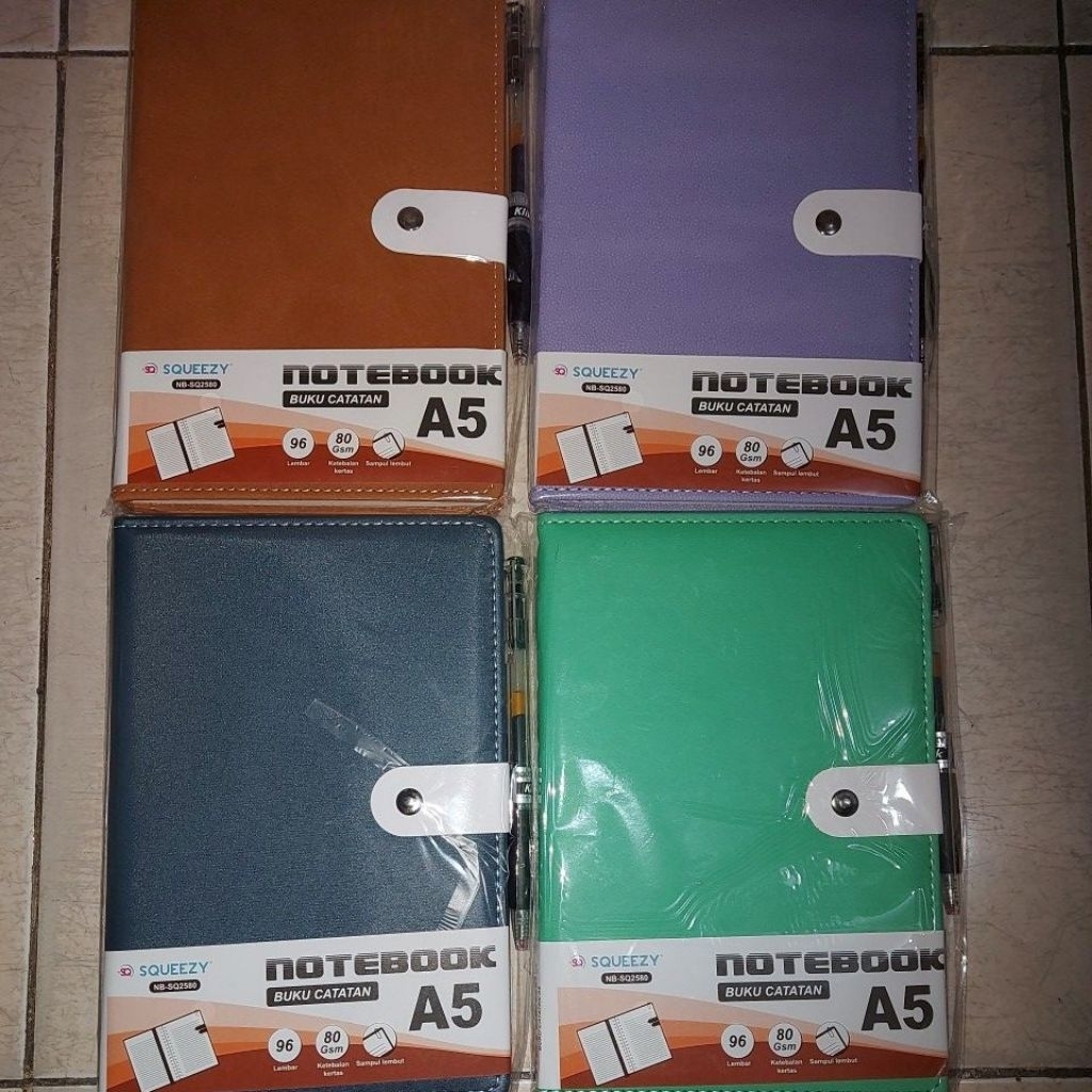 

Notebook A5 NB-SQ2580 SQUEEZY (FREE PEN 1 PCS)